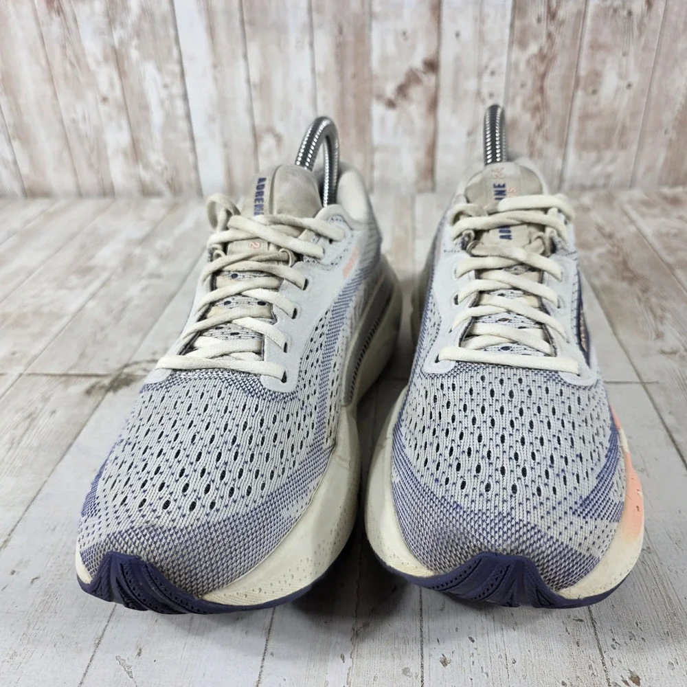 Brooks Adrenaline GTS 24 Womens Running Shoes Grey Purple 1204261B140 Size 8